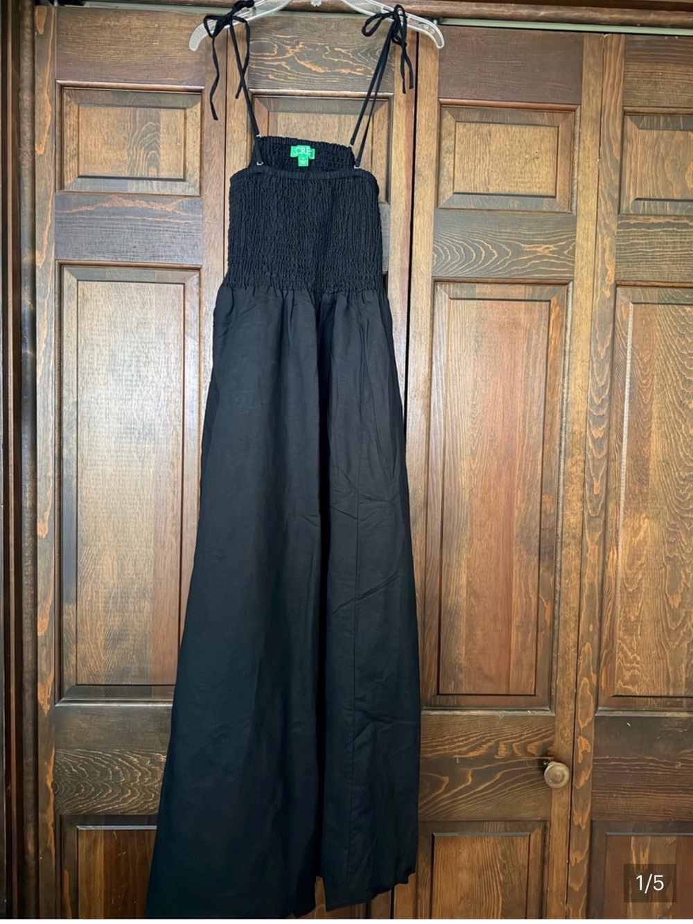 NWOT J. Crew convertible linen blend dress